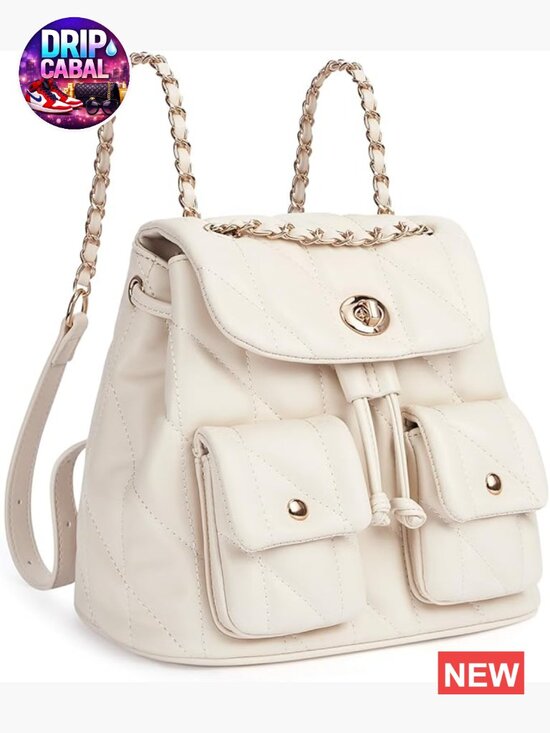 Vegan Leather Convertible Crossbody Backpack Purse, Mini main image 6